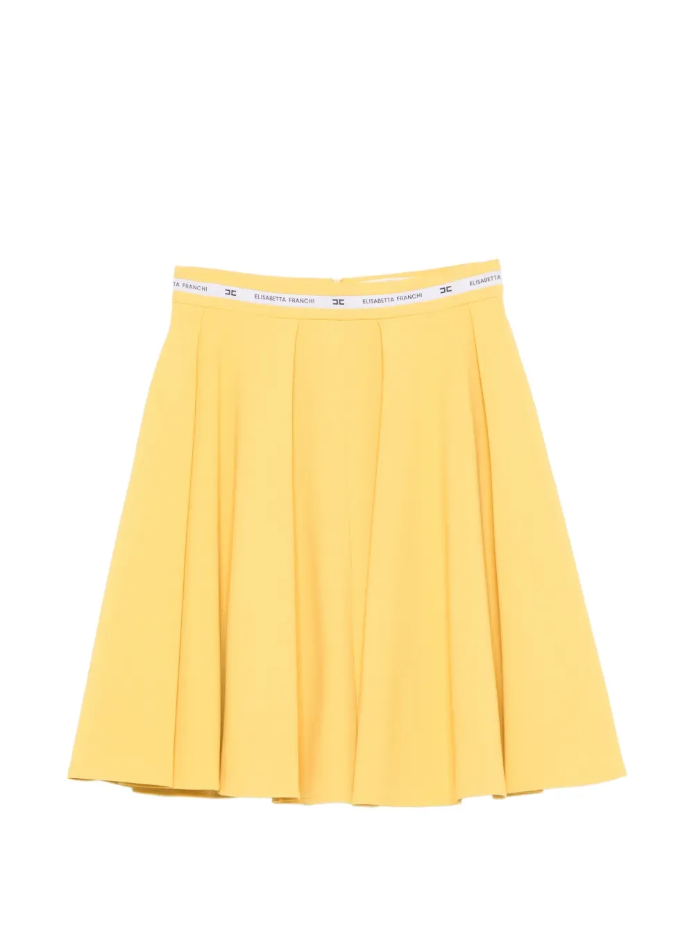 Юбка с поясом с логотипом Elisabetta Franchi La Mia Bambina, желтый