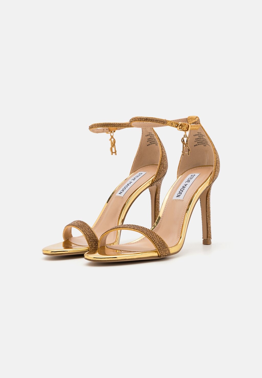 

Босоножки на высоком каблуке Steve Madden, золото