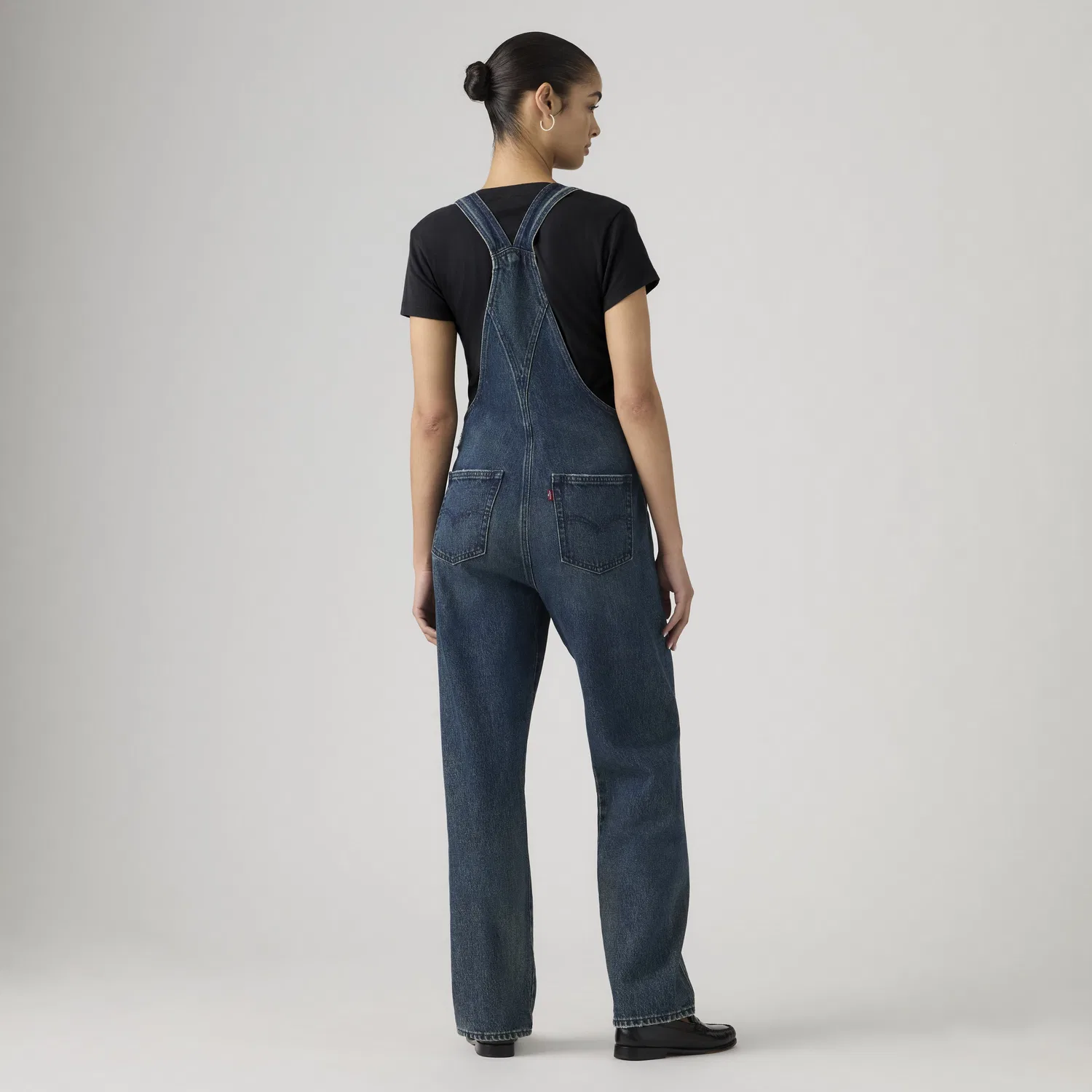 Винтажный джинсовый комбинезон Levi's, Dark Wash — фото 3