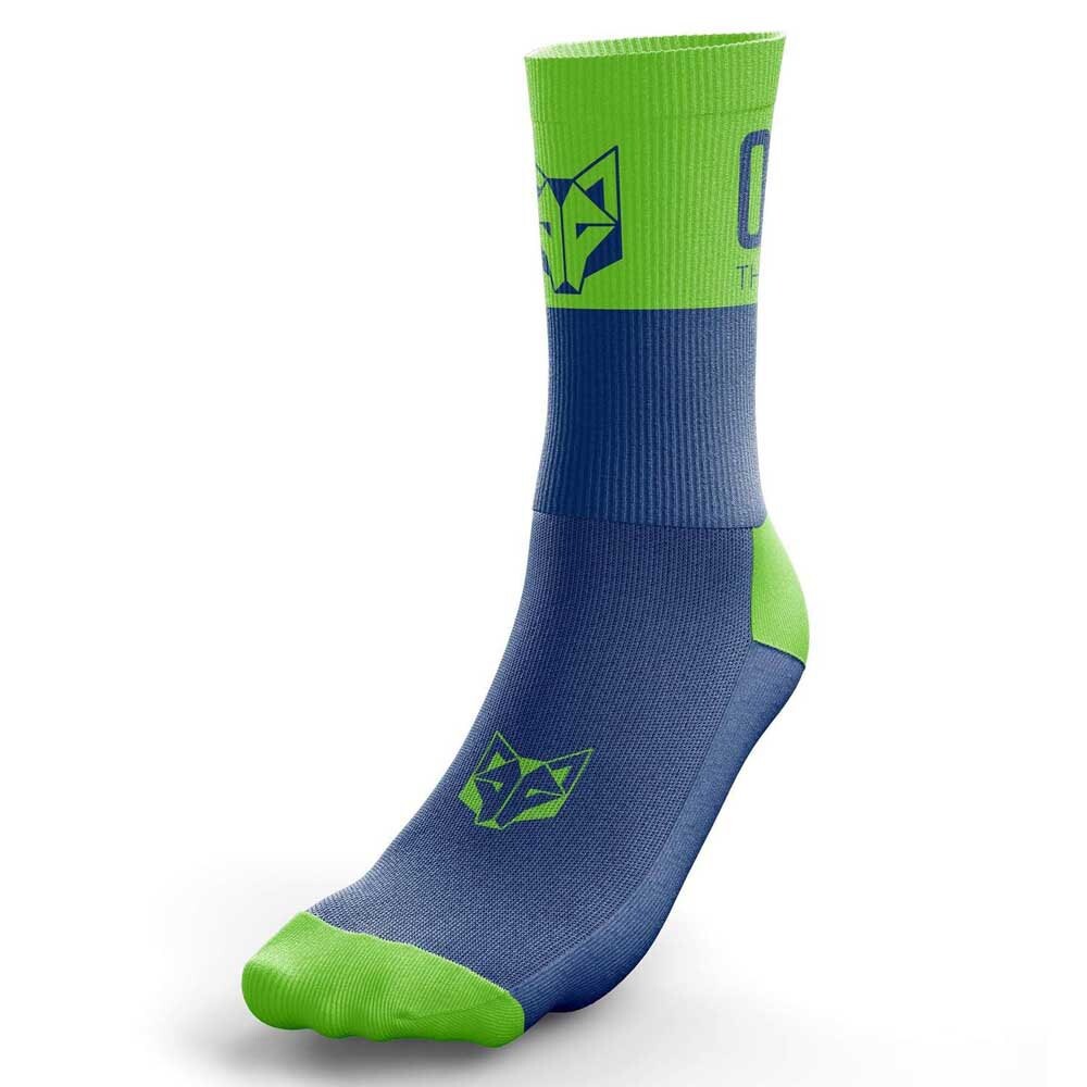 

Носки Otso Multi-sport Medium Cut Electric Blue/fluor Green, зеленый