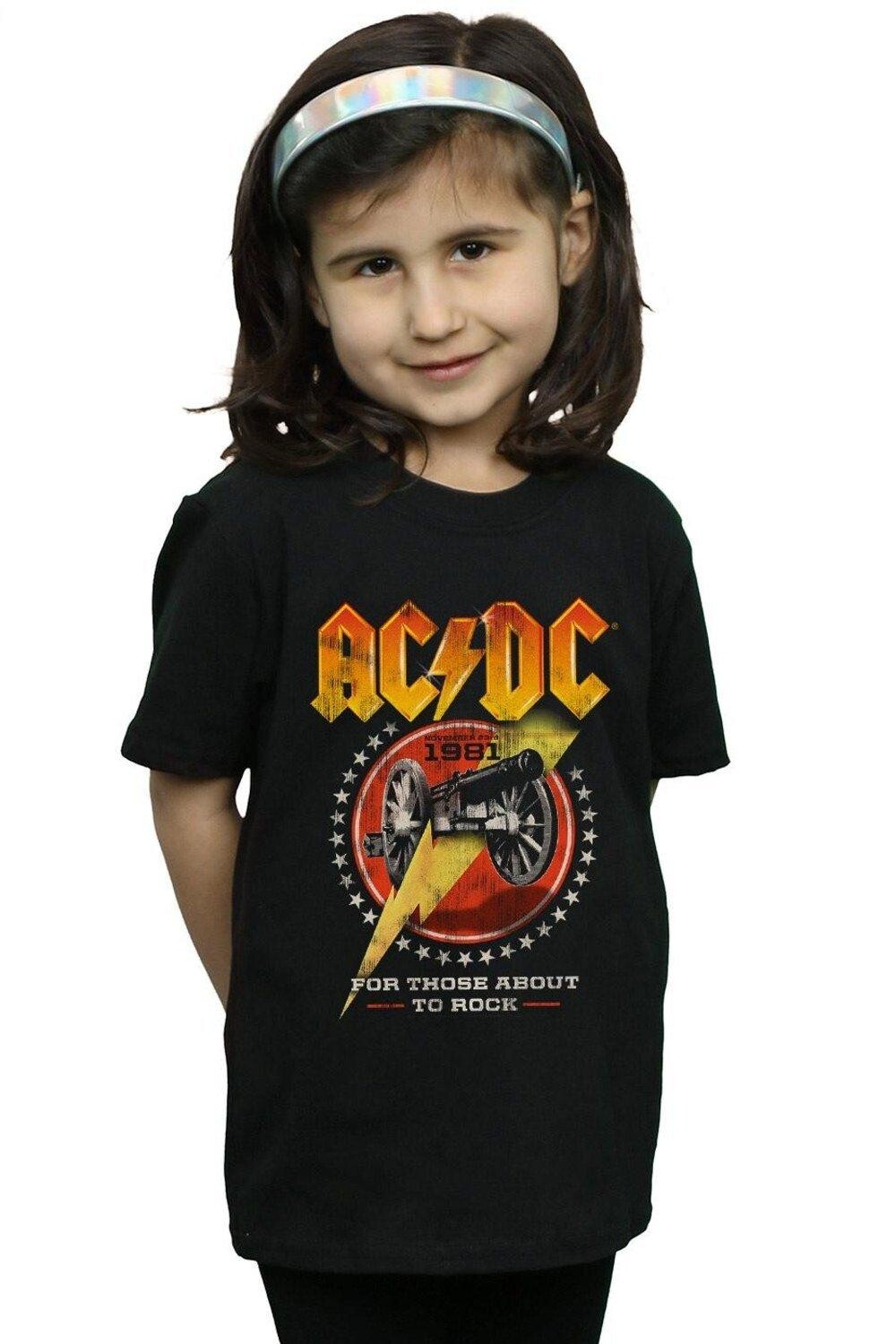

Хлопковая футболка 1981 года для тех, кто собирается зажигать AC/DC, черный