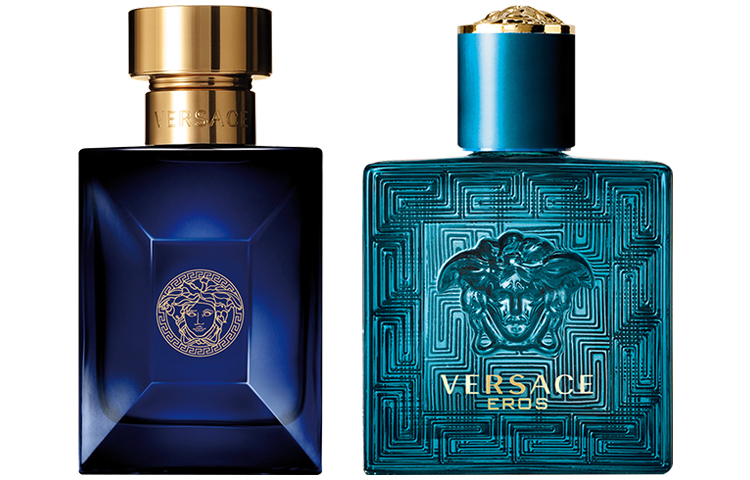 VERSACE Набор пробников туалетной воды glamor blue red men's, два флакона по 5 мл — фото 4