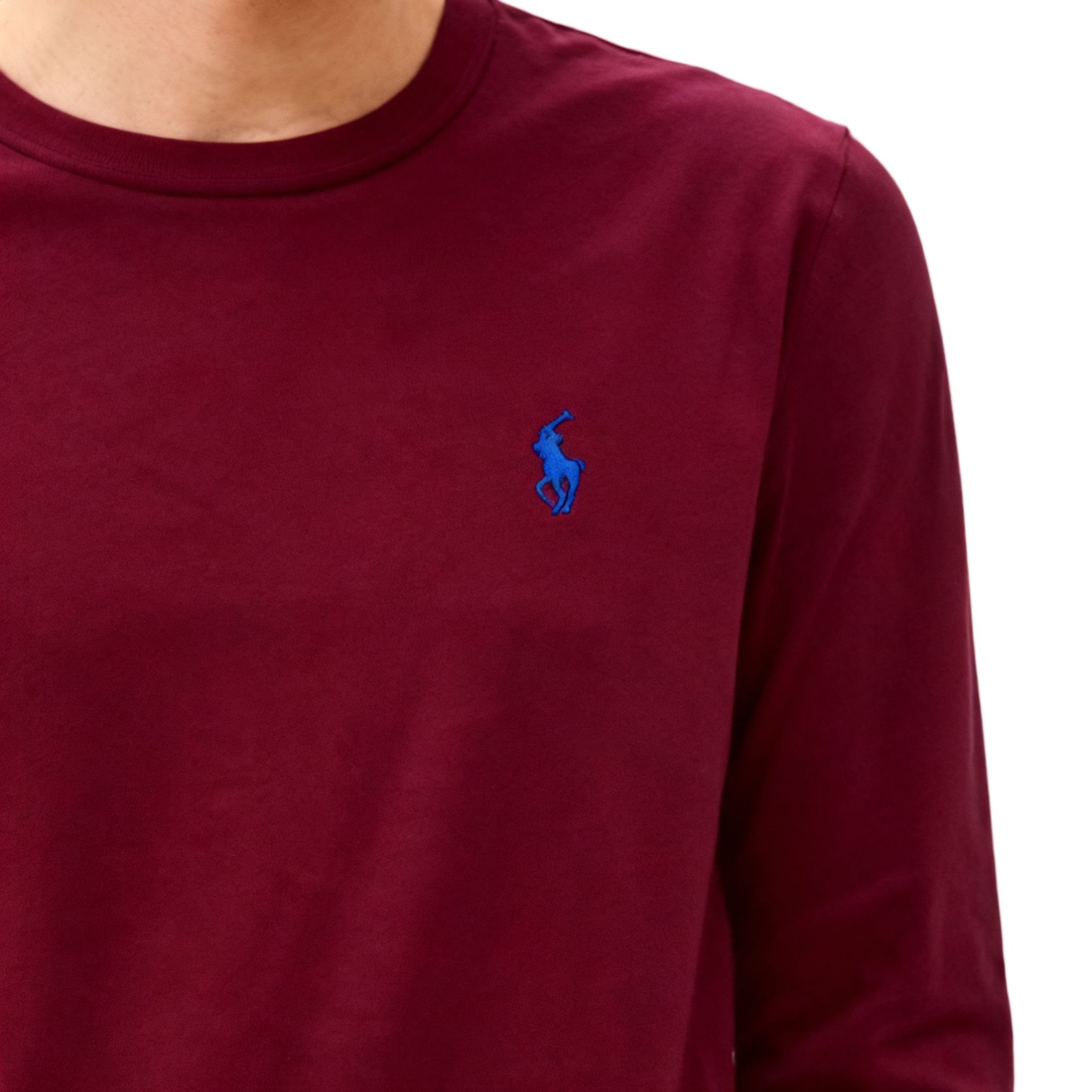 Футболка женская Polo Ralph Lauren, бордовый — фото 3