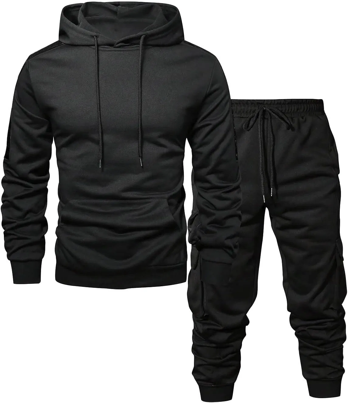 Спортивный костюм с капюшоном Мужской, H-24 Black