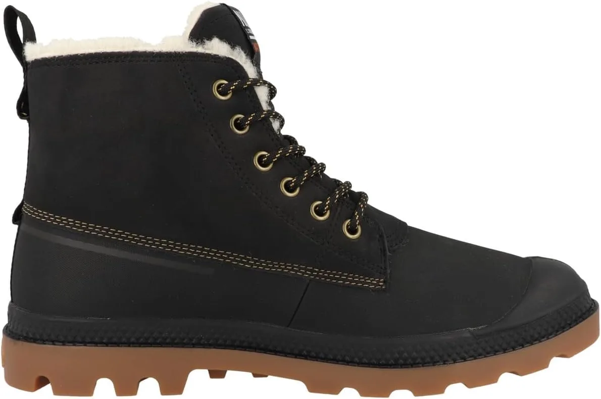 Ботинки Palladium Unisex Pampa Duck Wl WP+ до щиколотки, черный — фото 3