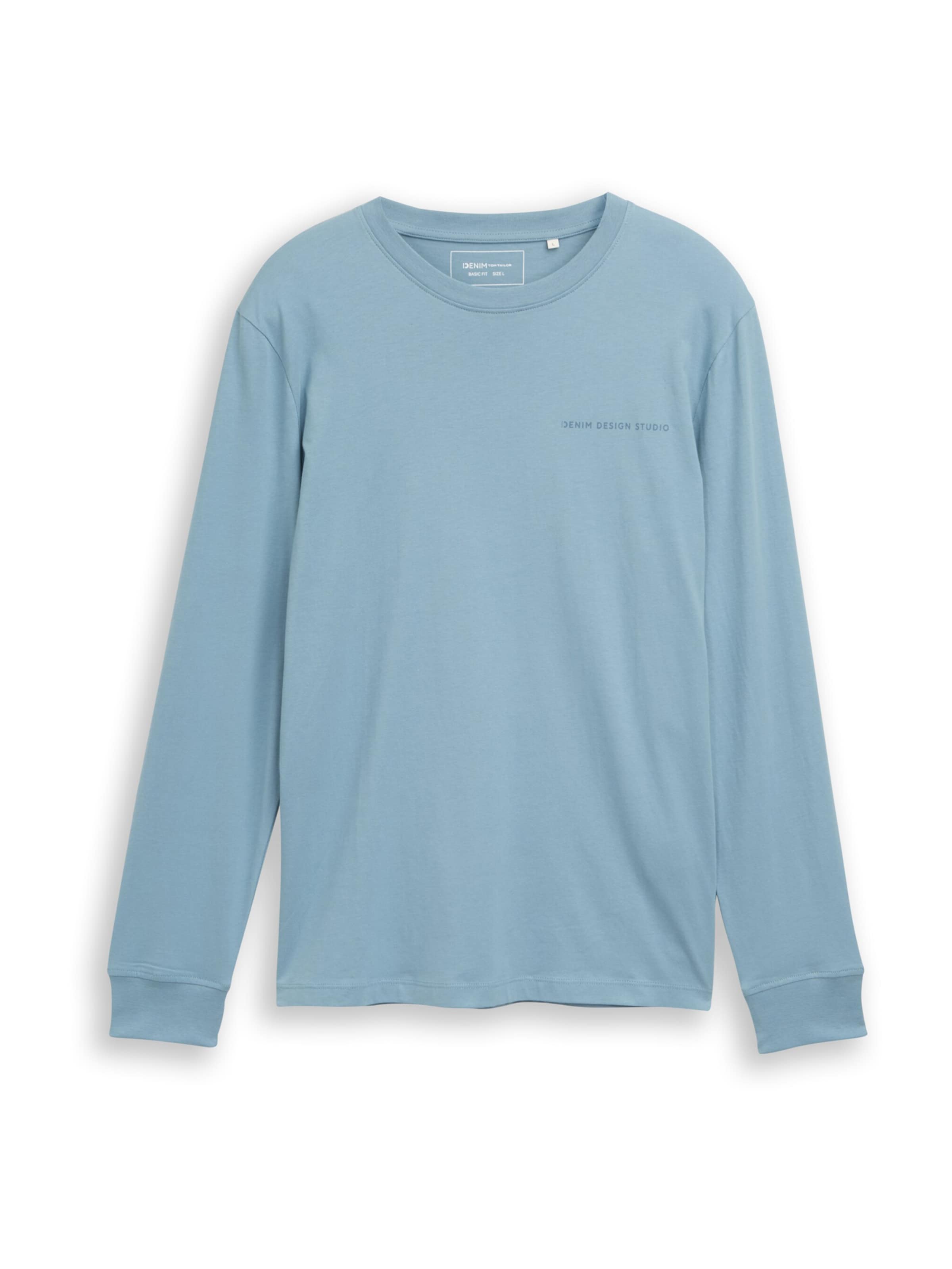 

TOM TAILOR DENIM Лонгслив в цвете Dusty Blue