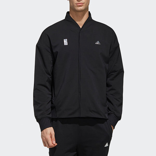 Куртка adidas Wj Jkt Warm Logo Print Sport Shuttle Jacket Men's Black, черный — фото 3