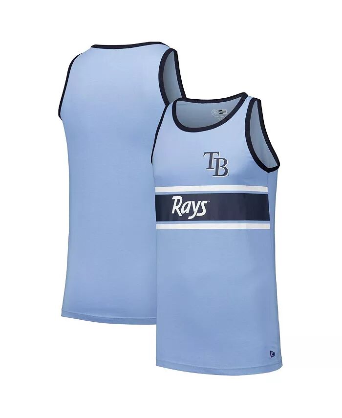 

Мужская голубая майка из джерси Tampa Bay Rays Ringer New Era, синий