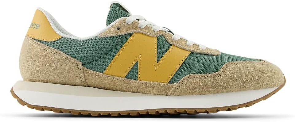 Мужские кроссовки для бега по шоссе New Balance 237 V1 Classic, Dark Juniper/Dried Apricot — фото 3