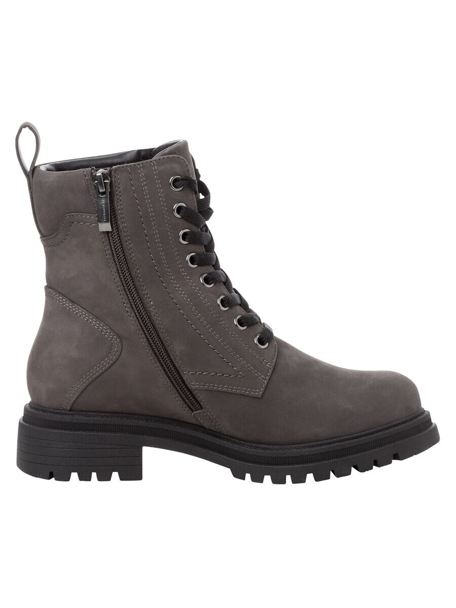Ботильоны на шнуровке Tamaris Lace-Up Ankle Boots, темно-серый — фото 3