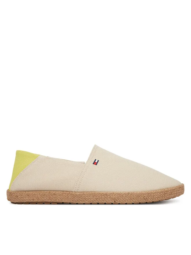 Tommy Hilfiger Эспадрильи Core Hilfiger Espadrille Textile FM0FM05792 бежевые