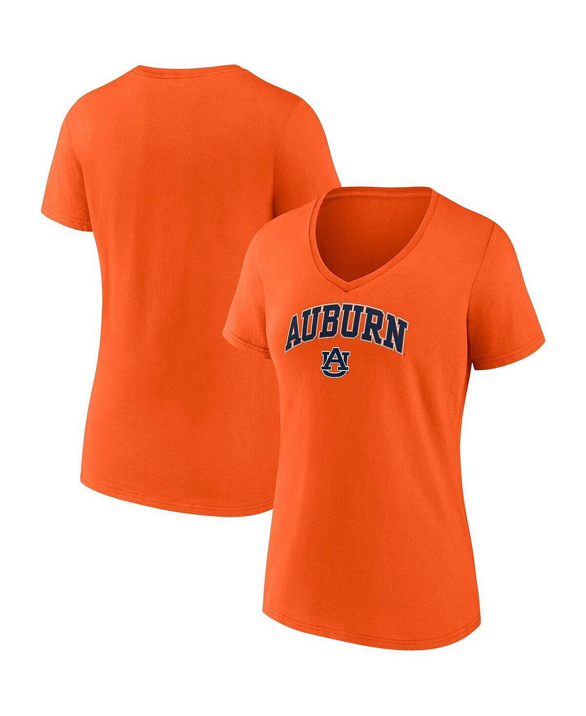 

Женская оранжевая футболка Auburn Tigers Evergreen Campus с v-образным вырезом и фирменным логотипом Fanatics, Оранжевый, Женская оранжевая футболка Auburn Tigers Evergreen Campus с v-образным вырезом и фирменным логотипом Fanatics