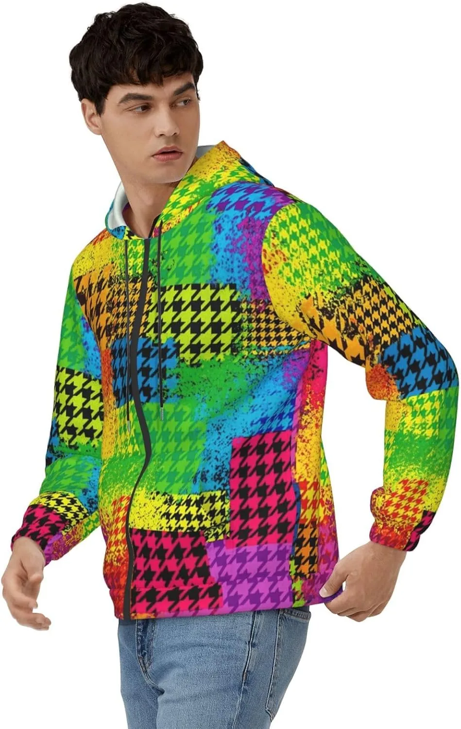 

Толстовка с капюшоном для мужчин Casual Full Zip Up KATVEESC