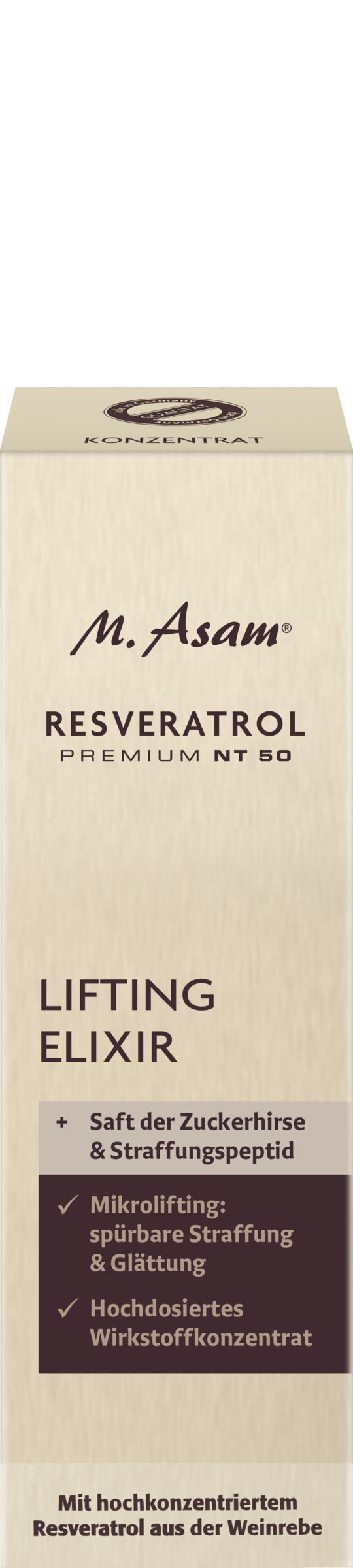 

Сыворотка для лица M. Asam Resveratrol Premium NT50 Lifting Elixir