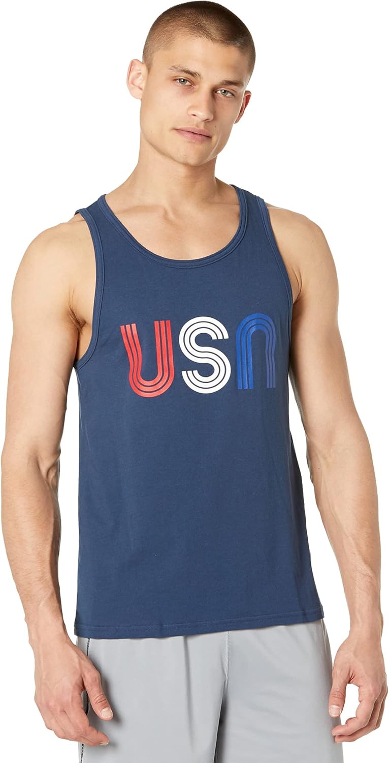 

Under Armour мужская майка New Freedom, Academy Blue (408)/White