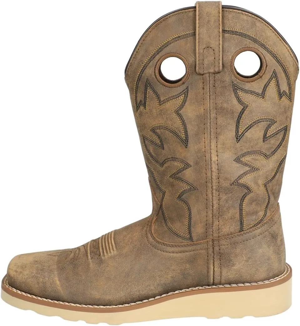 Мужские вестерн-бутсы Smoky Mountain Branson с квадратным носком, модель 4200 Smoky Mountain Boots, коричневый — фото 2