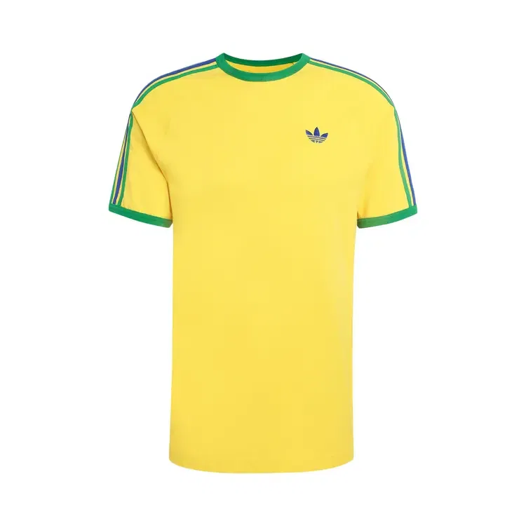 Футболка с тремя полосками Adidas Originals, желтый
