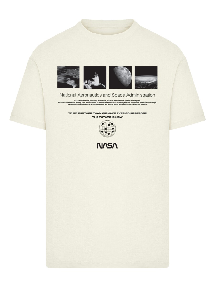 

Рубашка F4NT4STIC NASA Retro Photo Ad The Future Is Now, кремовый