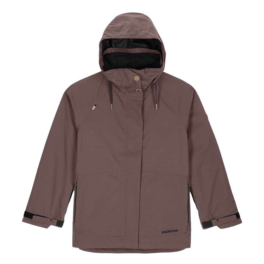 

686 Smarty 3-в-1 Spellbound Сноубордическая куртка (женская), Peppercorn Dobby