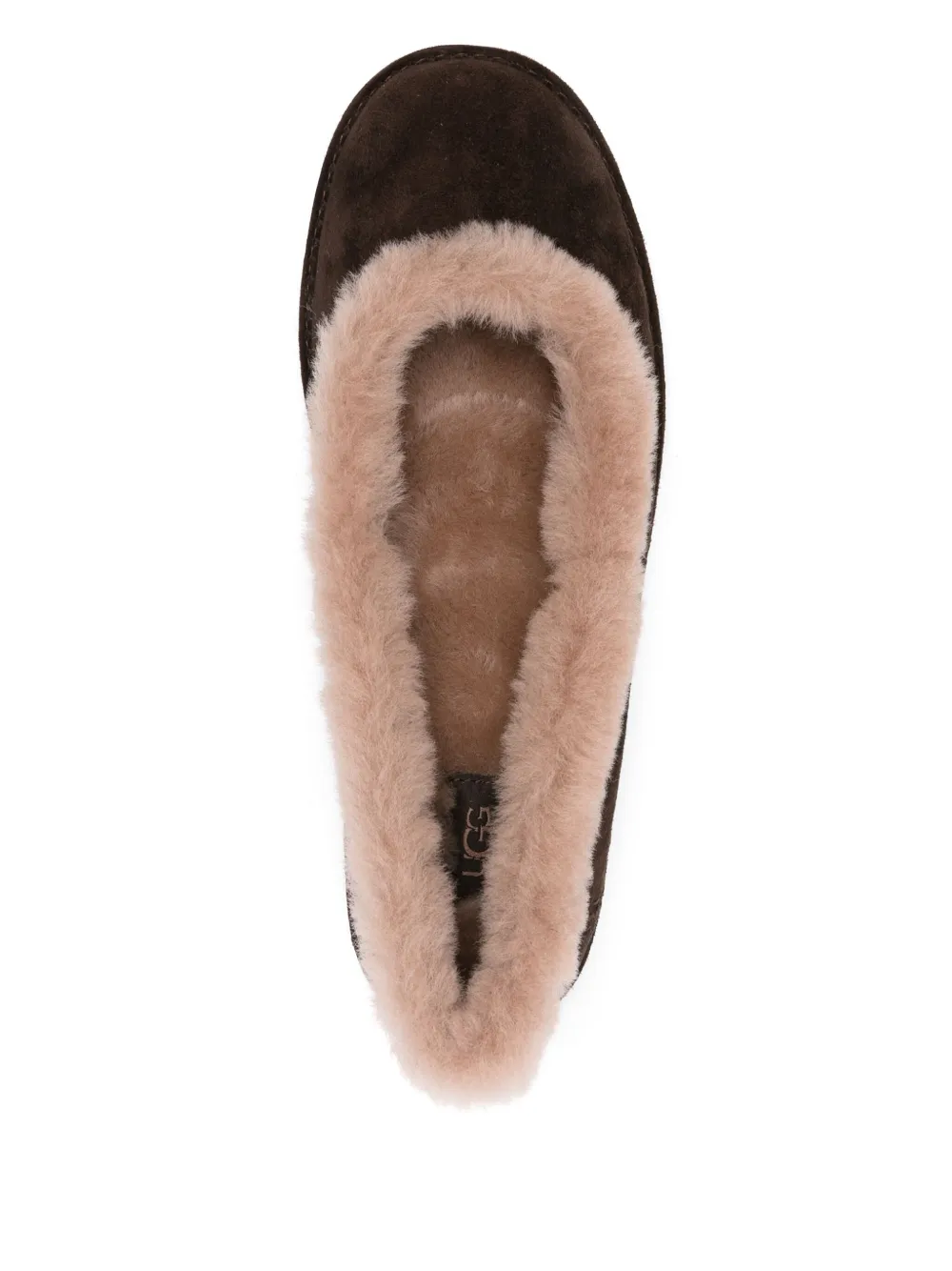 Женские балетки Zora "Пыльный какао" Ugg, коричневый — фото 4