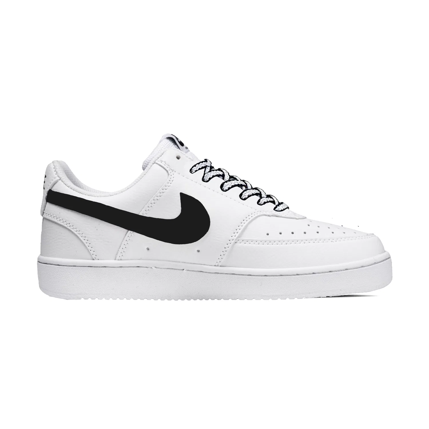 Кроссовки для скейтбординга с рисунком Nike Court Vision 1 White — фото 3