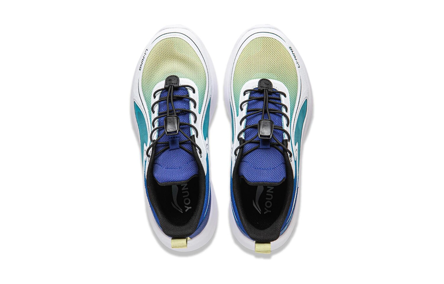Кроссовки Damselfly 4 Kids Lifestyle GS Low-top Белый/синий/зеленый Lining Young, зеленый — фото 4