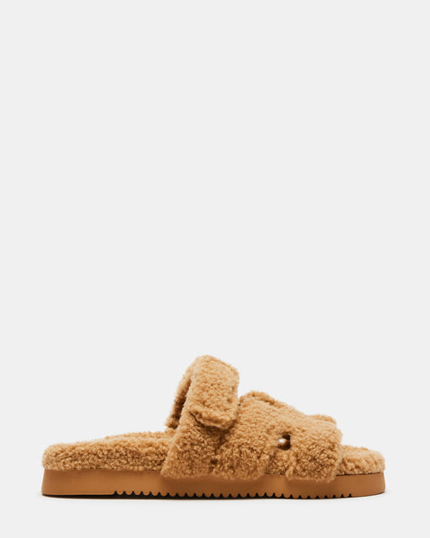 

Шлепанцы Mayven Faux Shearling Steve Madden, коричневый