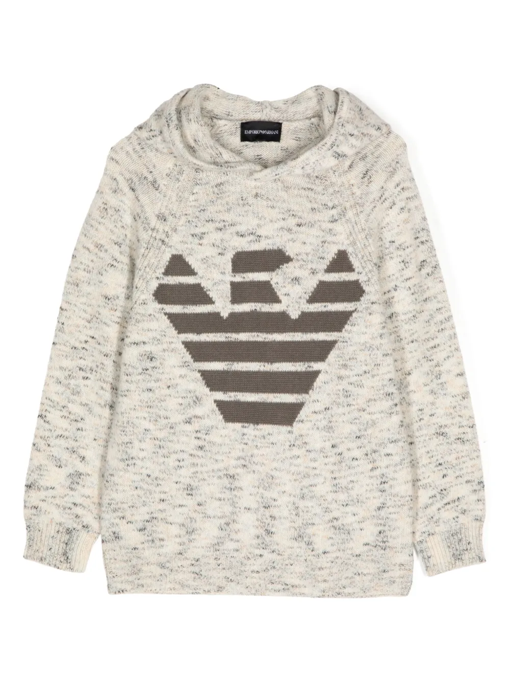 

Джемпер с логотипом Emporio Armani Kids, нейтральный