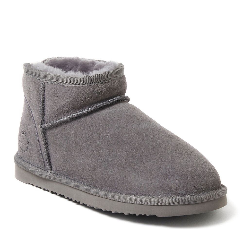 Женские тапочки из короткой овчины Fireside by Dearfoams Riverland, серый
