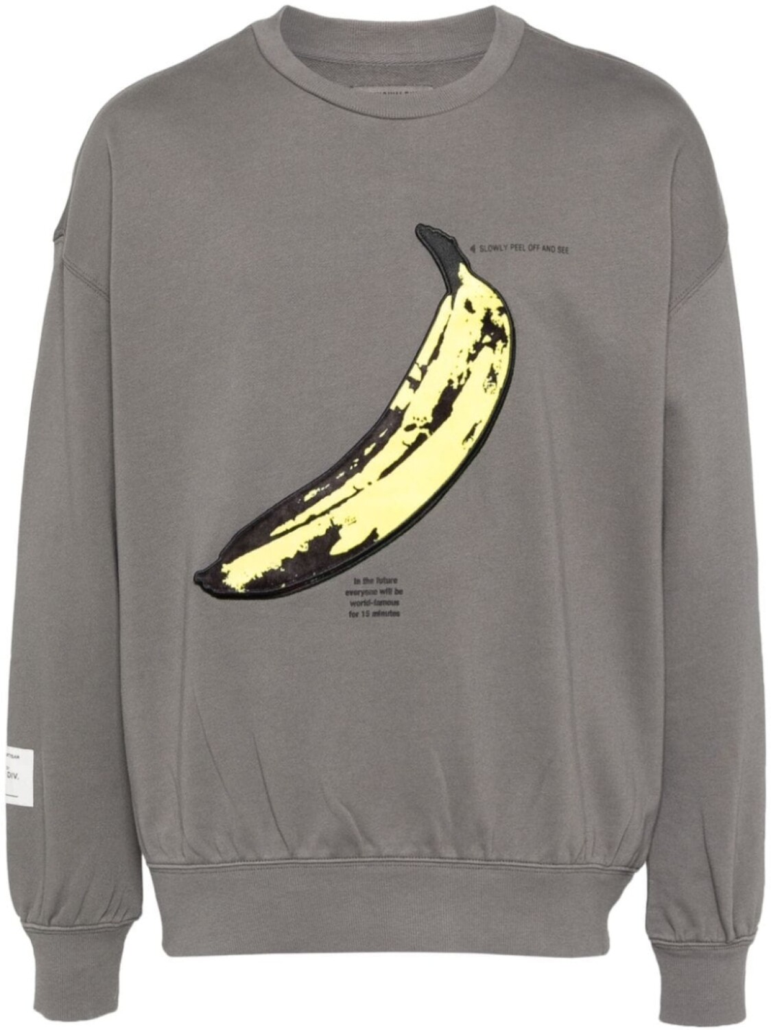 

Musium Div. толстовка с нашивкой Banana, серый