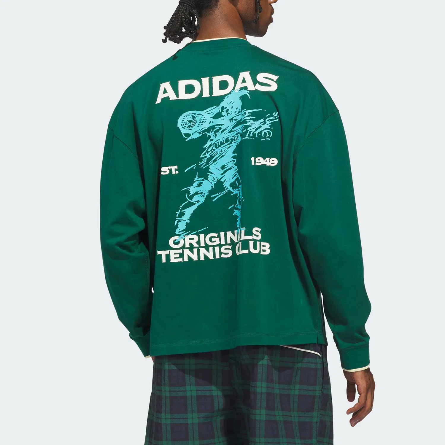 Футболка мужская Forest Green Adidas Originals — фото 3