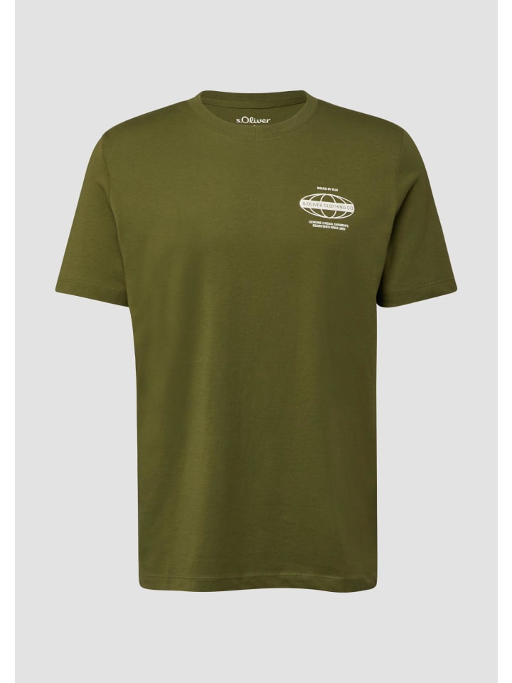 

s.Oliver Футболка цвета 79D2_оливково-зеленый