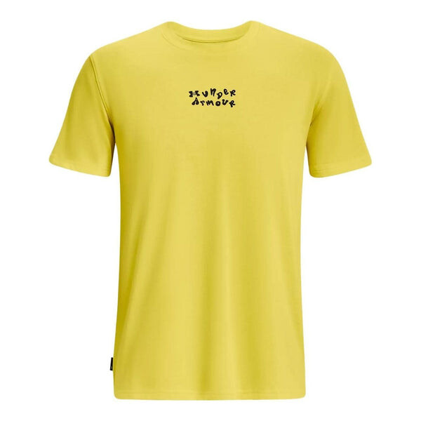 

Футболка checkered heavyweight t-shirt 'yellow' Under Armour, желтый