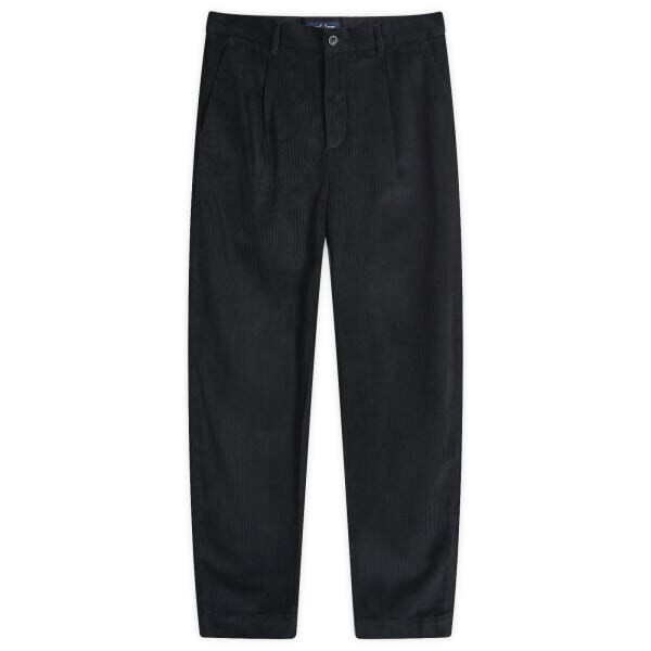 

Зауженные вельветовые брюки Fred Perry, зеленый