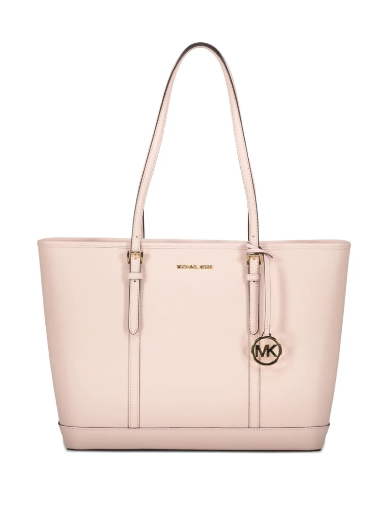 

Кожаная сумка-тоут Michael Kors Jet Set, розовый
