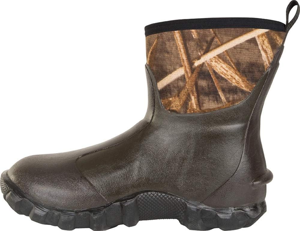 Водонепроницаемые охотничьи ботинки Drake Waterfowl Slip-on Fishing 7 Mid-Top Mudder 2.0, 8 Realtree Max-5 — фото 4