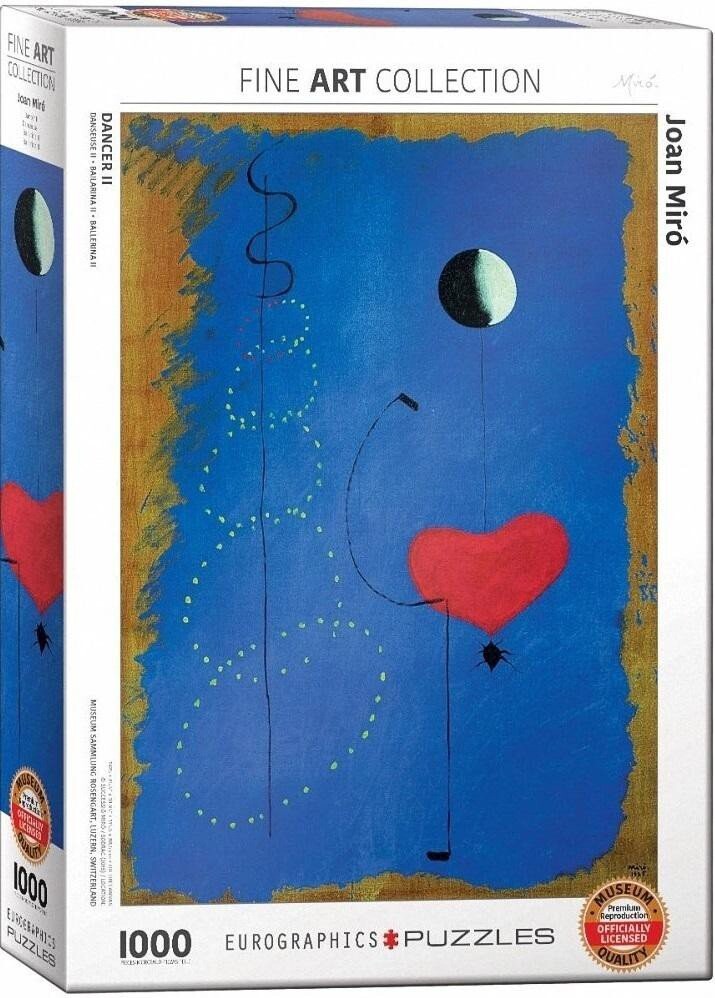 

Eurographics, пазл Dance II, Joan Miro Eurographics ---, 1000 шт.