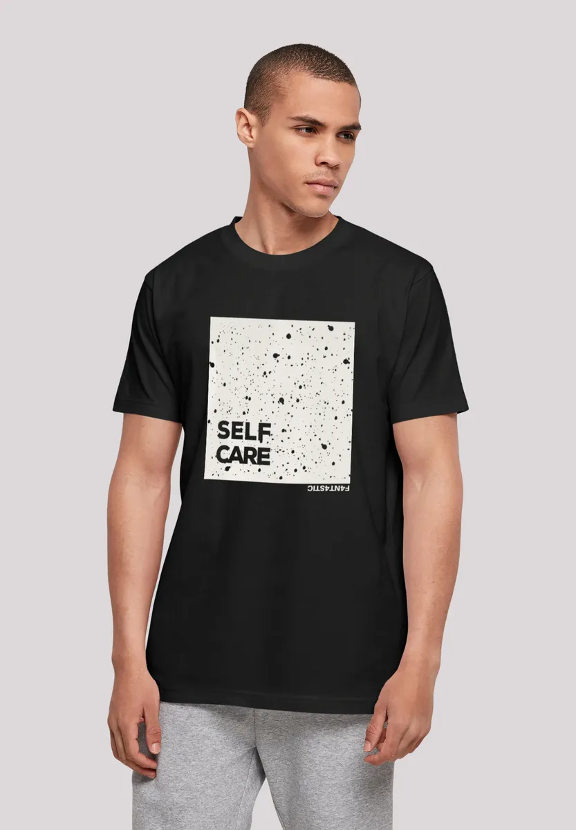

F4NT4STIC Футболка "SELF CARE TEE UNISEX", принт, черный