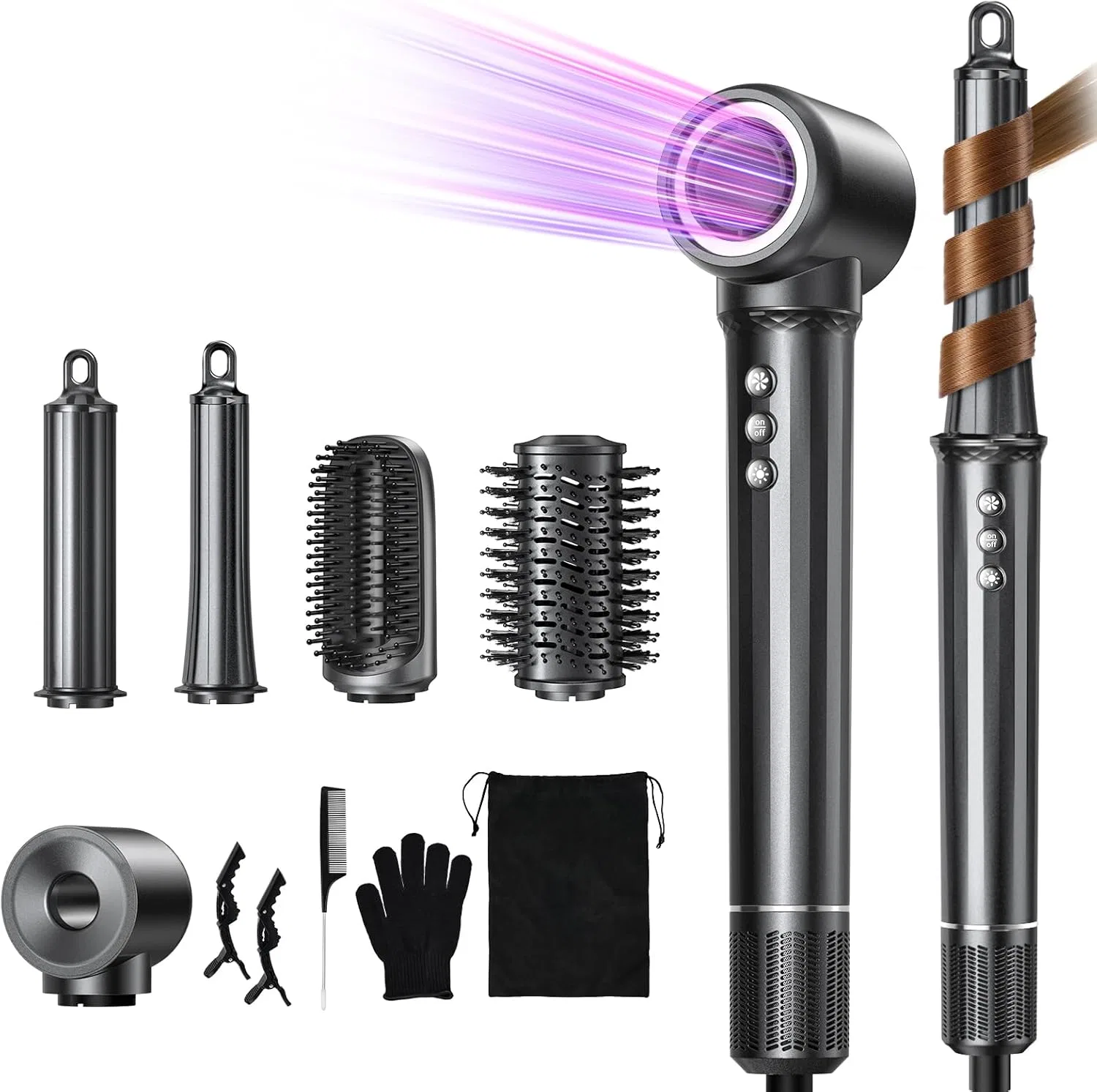 Набор для укладки волос 5 в 1 «Airstyler» от Uwithm Uwithm