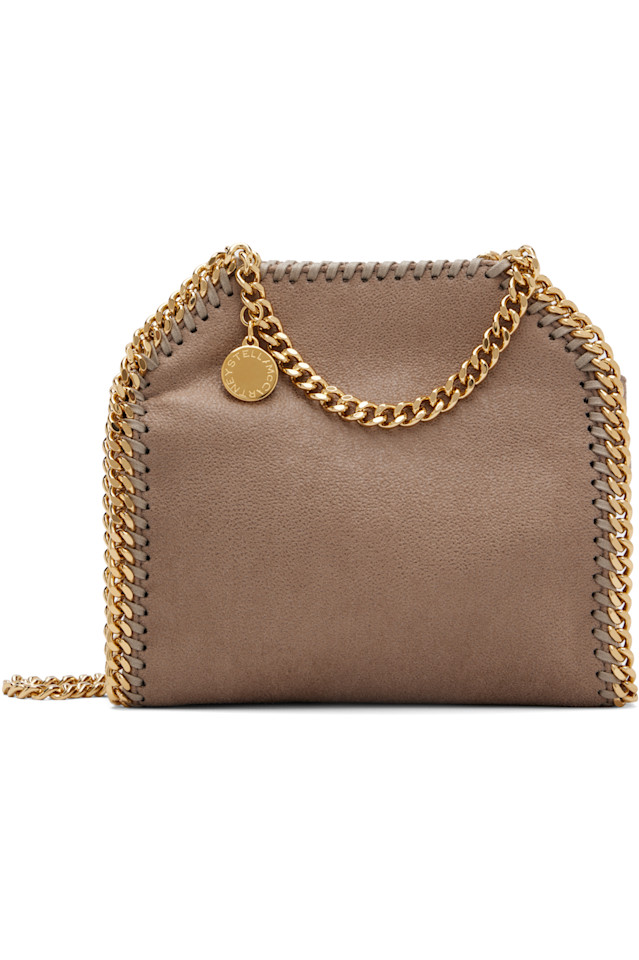 

Сумка Falabella tiny tote Stella Mccartney, цвет moss