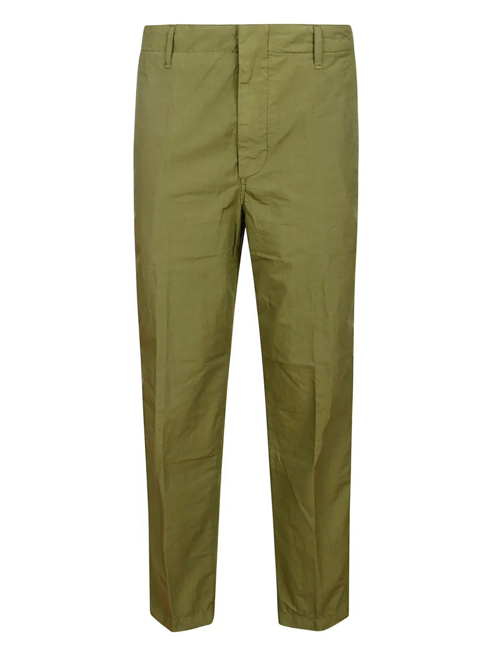 

Поплиновые брюки прямого кроя Dondup, зеленый