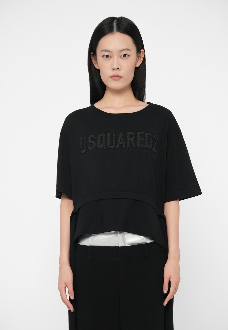 Футболка Dsquared2 CROPPED FIT TEE, Black