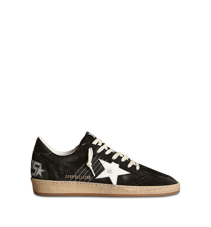 

Мужские кроссовки Golden Goose Ball Star на шнуровке, черный