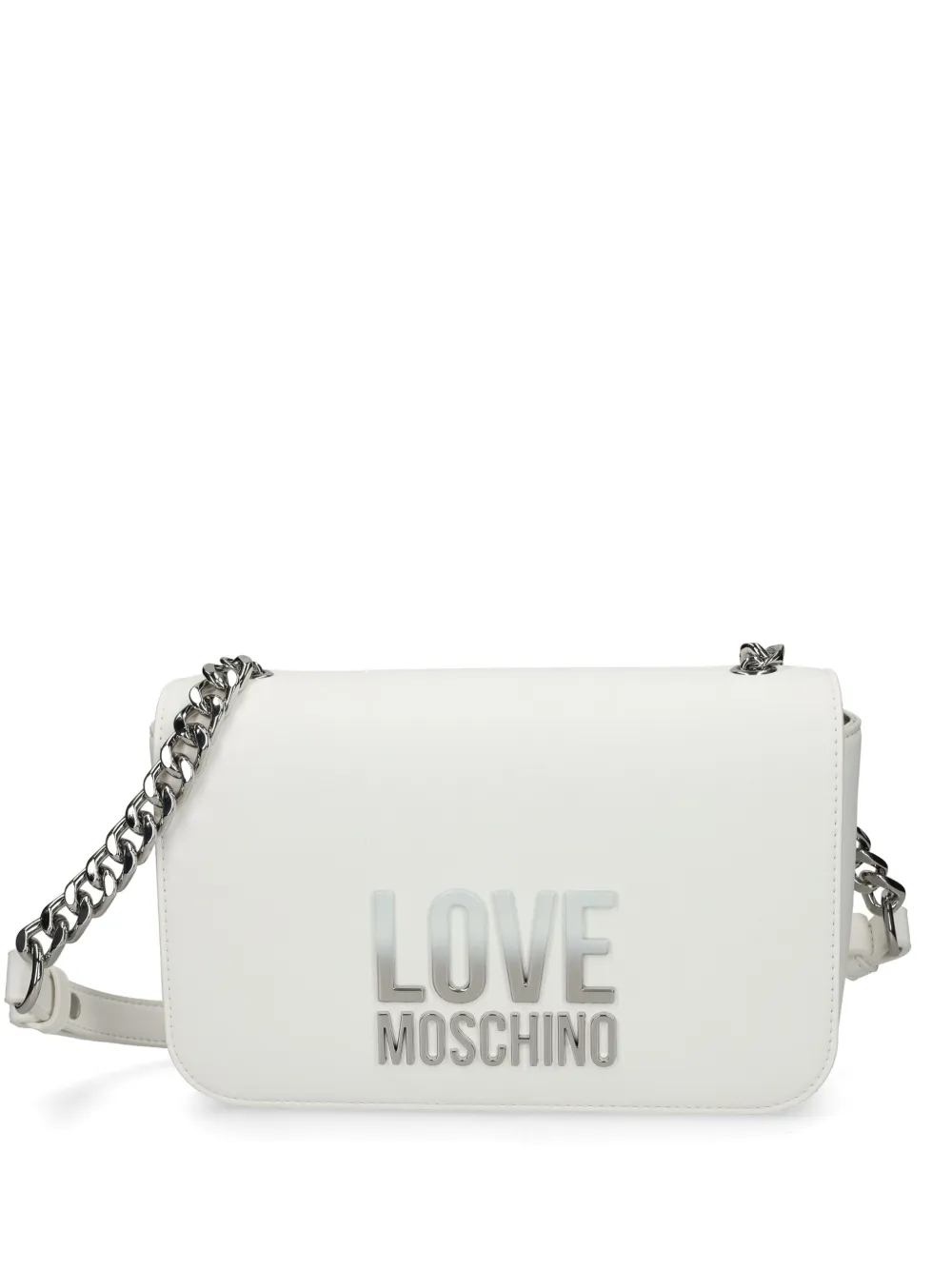 

Сумка через плечо с логотипом Love Moschino, белый