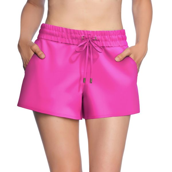 

Женские плетёные шорты с кулиской Loft, цвет fuchsia rose