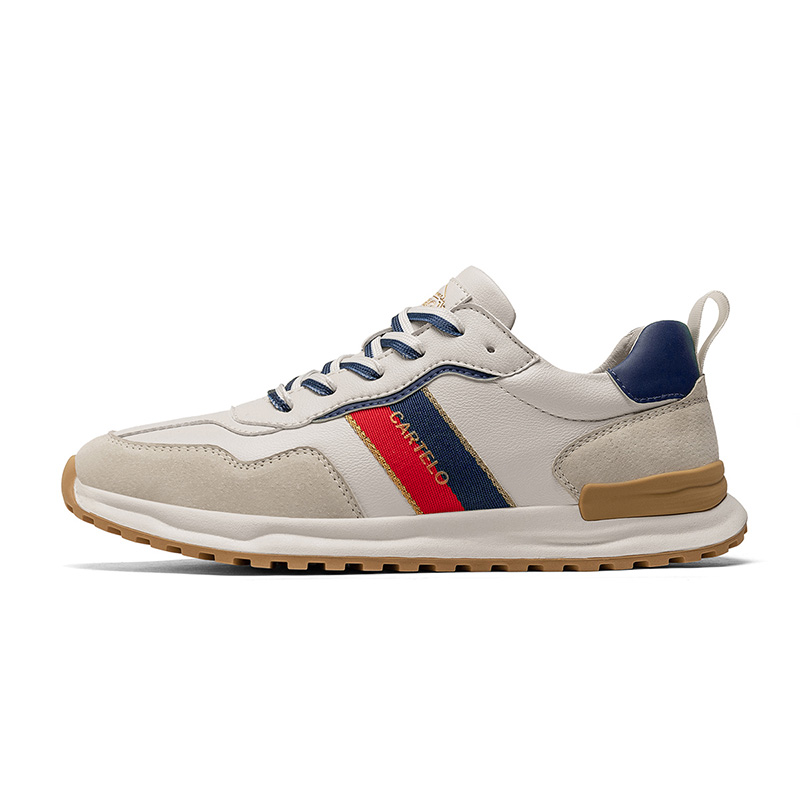 

Мужские повседневные туфли Ah-Gan Shoes с низким верхом CARTELO, Beige Blue