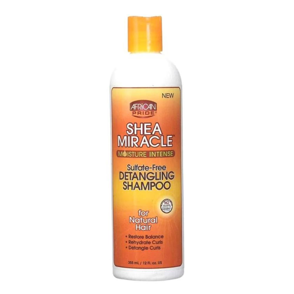 

Распутывающий шампунь Shea Miracle Moisture Intense Detangling Shampoo African Pride, 355 мл