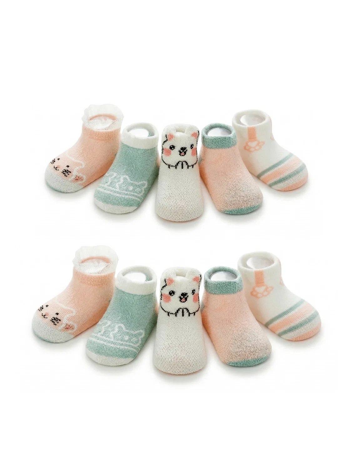 Носки "Netzsocken Katze 0-3 Jahre" Vivi Idee, Apricot