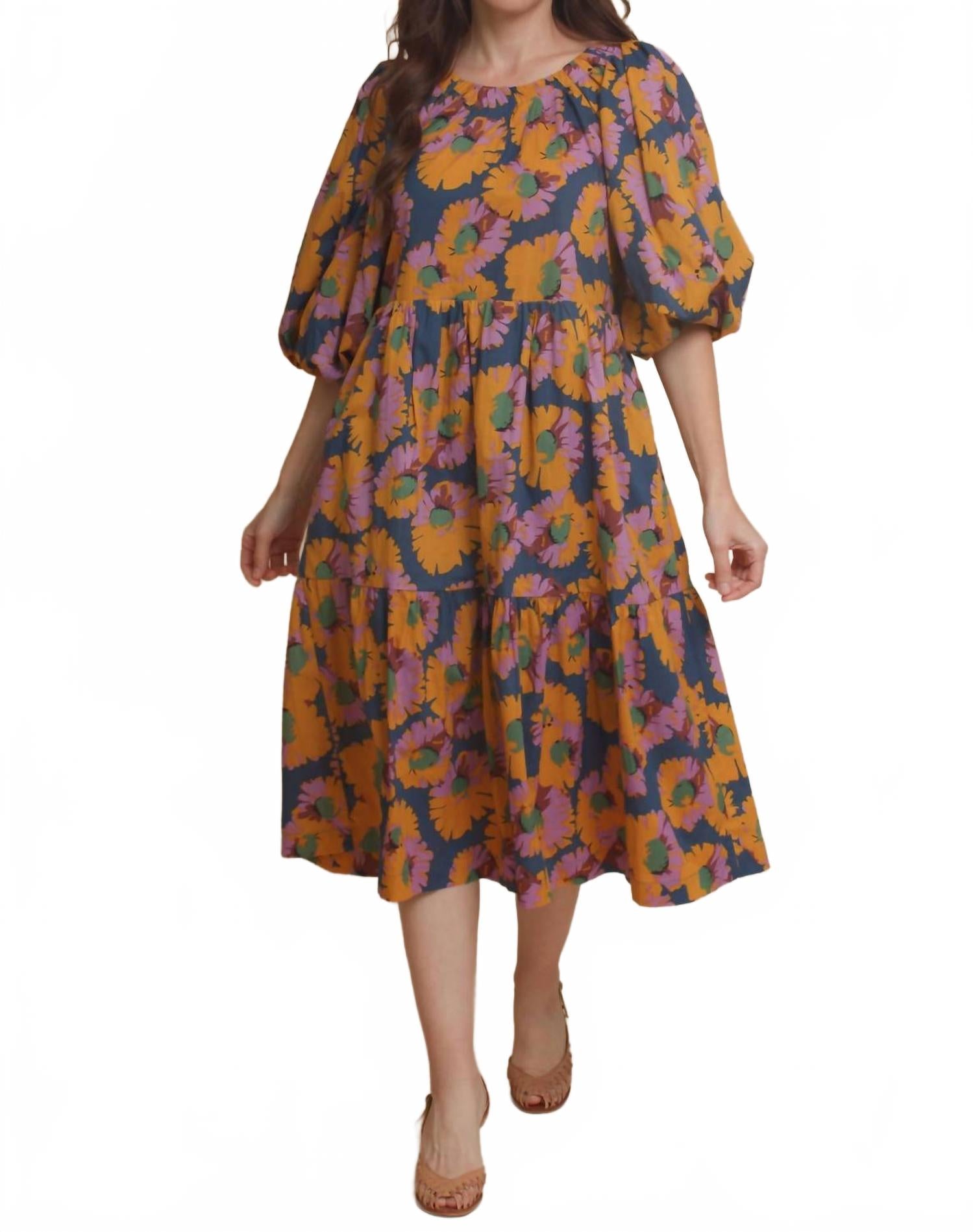 

Майя Миди платье в мульти Moodie