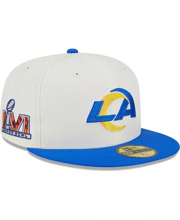 

Мужская кремовая приталенная шляпа Los Angeles Rams Retro 59FIFTY New Era